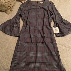 Beautiful Houndstooth/Plaid Calvin Klein Dress